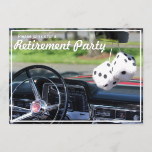 Classic Car Retirement Party Invitation