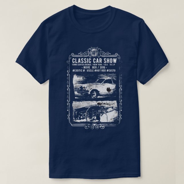 Classic Car Show Men's T-Shirt (Design Front)