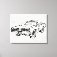 Classic Car Sketch IV