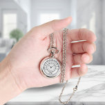 Classic Car Speedometer Rev Counter Necklace<br><div class="desc">Add your initials to this classic car speedometer inspired necklace watch. Suitable for all vintage car speedometer lovers and makes a lovely gift for your classic car loving mom</div>