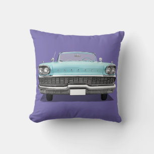 CLASSIC CAR THROW PILLOW