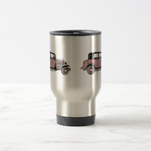 classic car travel mug