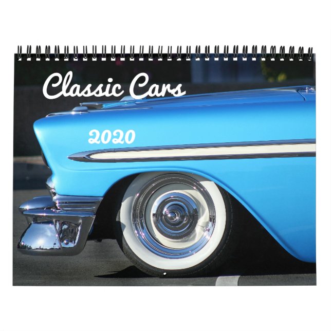 Classic Cars 2020 Calendar (Cover)