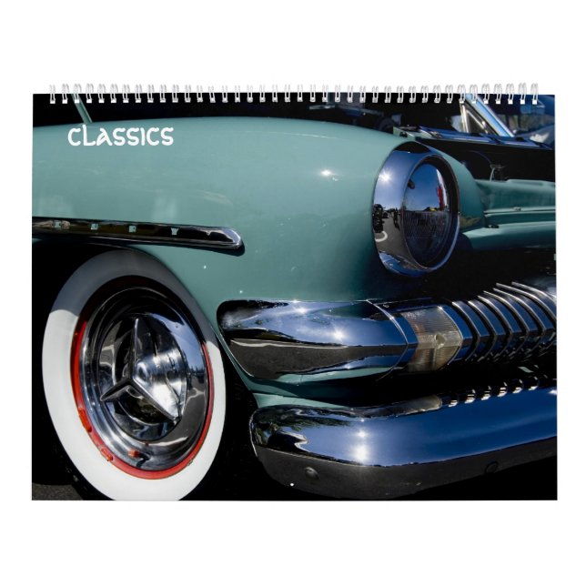 classic cars calendar (Cover)
