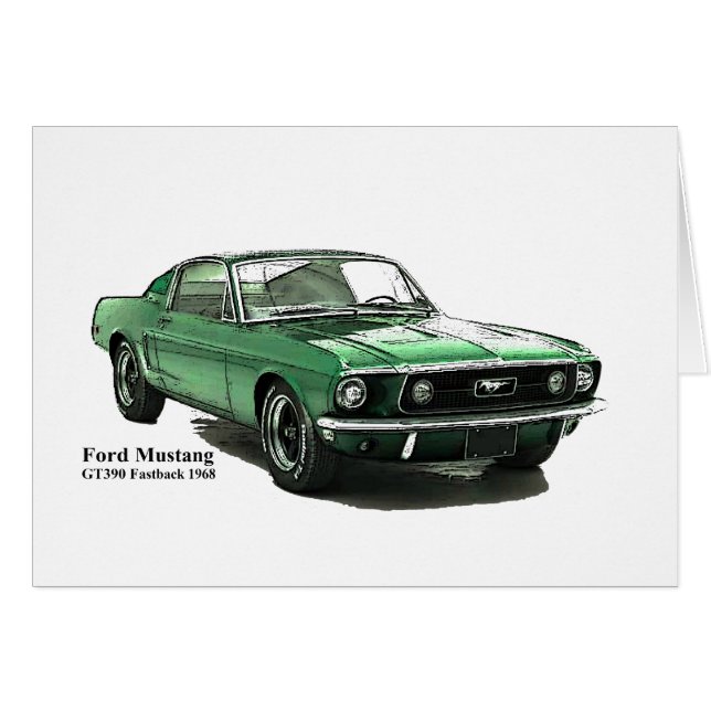 Classic Cars Card (Front Horizontal)