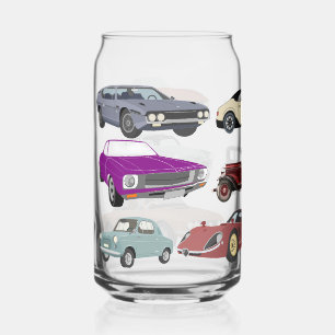 classic cars collection can glass