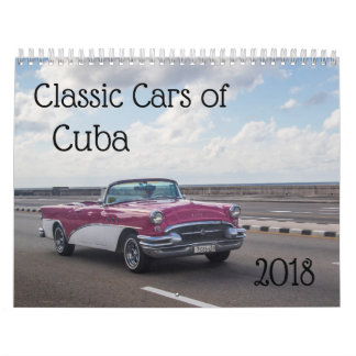 Classic cars of cuba calendar