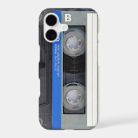 classic cassete tape 80 's transparent black retro