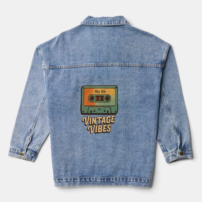 Classic Cassette Denim Jacket (Back)