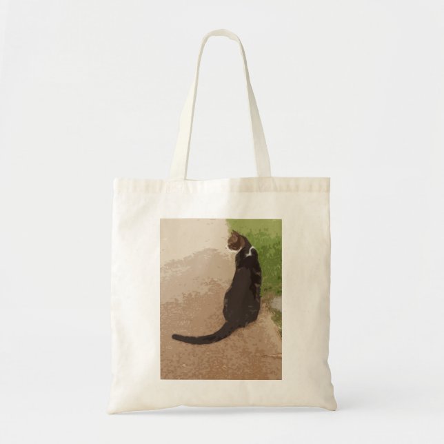 Classic Cat Pose Tote Bag (Front)