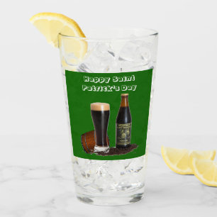 Classic Celtic Shamrock Pub Pint St Paddys Beer  Glass
