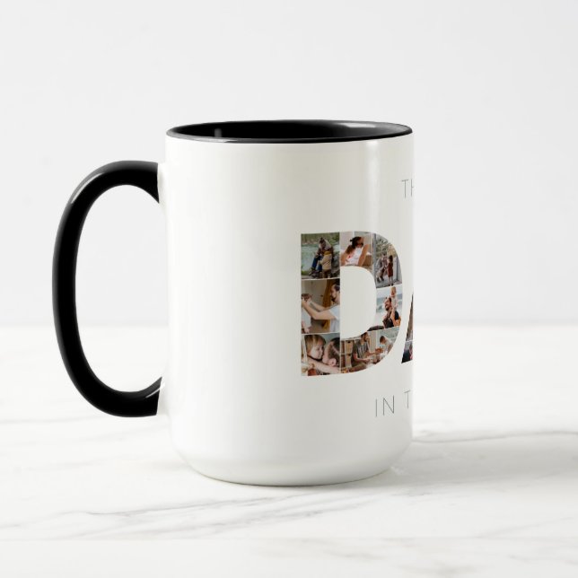 Classic Ceramic Coffee Mug" "Customizable Photo Mu Mug (Left)