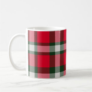 Classic Chequered Tartan Seamless design Backgroun Coffee Mug