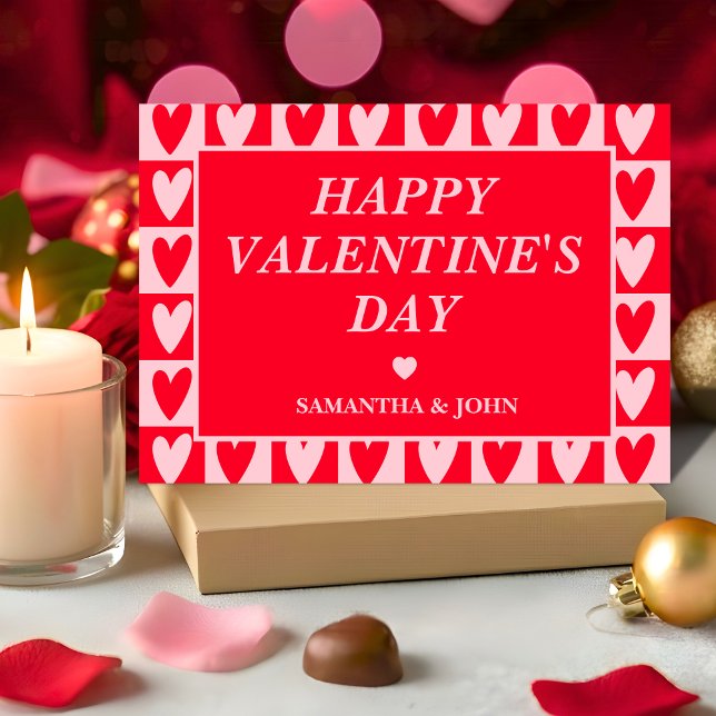 Classic Cherry Red Hearts Valentine’s Gift Card (Creator Uploaded)