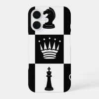 Classic Chess Pieces iPhone 16 Case