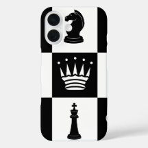 Classic Chess Pieces iPhone 16 Case
