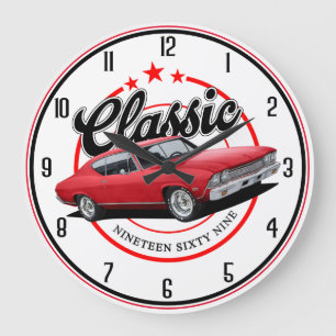 Classic Chevelle Large Clock