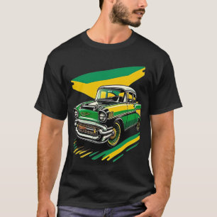 Classic Chevrolet Bel Air in Green and Yellow T-Shirt