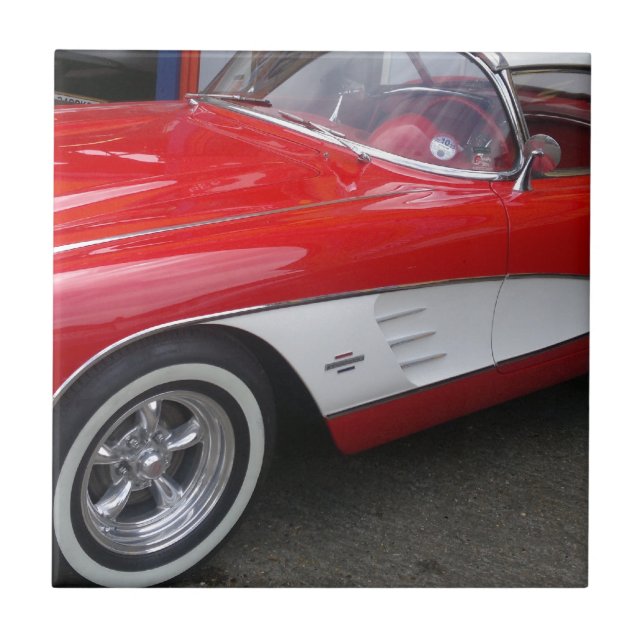 Classic Chevrolet Corvette Tile (Front)