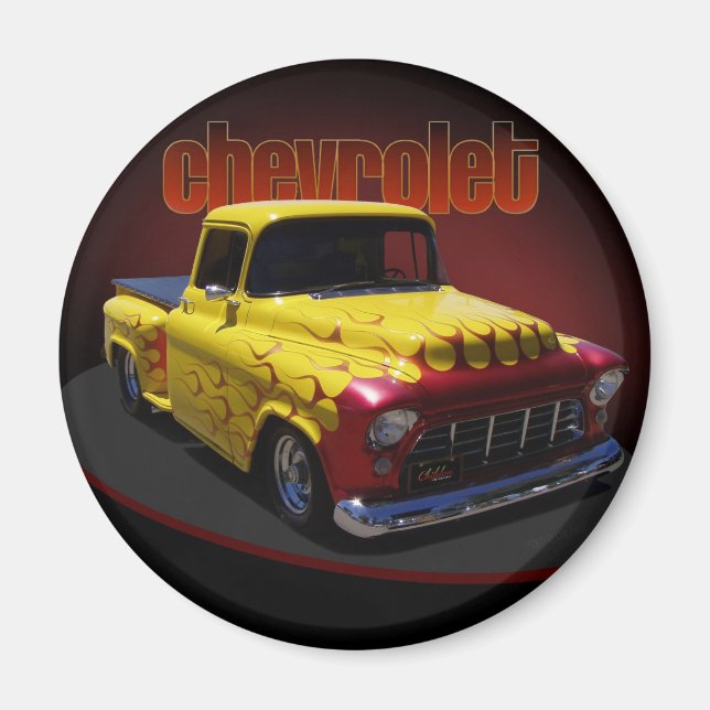 Classic Chevrolet pickup Magnet (Front)