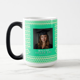 Classic Chevron Pattern Masters Grad Magic Mug