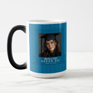Classic Chevron Print Commencement Exercise Magic Mug