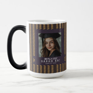 Classic Chevron Print Mom Graduation Gift Magic Mug