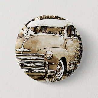 Classic Chevy Chevrolet Truck 2 Inch Round Button