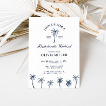 Classic Chic Beach Bachelorette Party Weekend