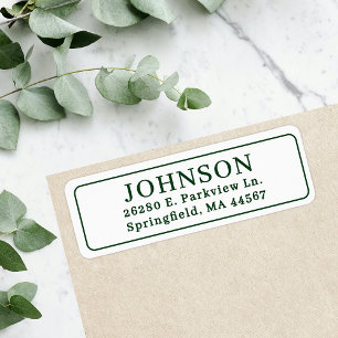 Classic Chic Return Address Label