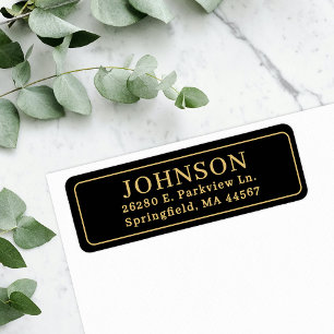 Classic Chic Return Address Label