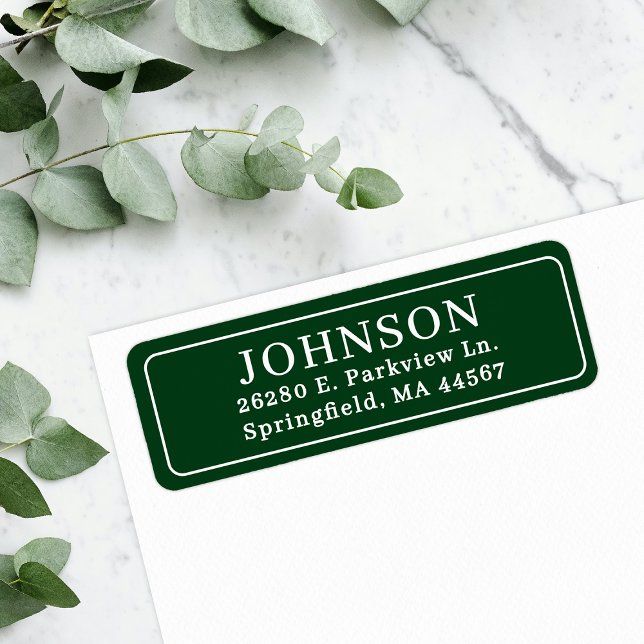 Classic Chic Return Address Label (Creator Uploaded)