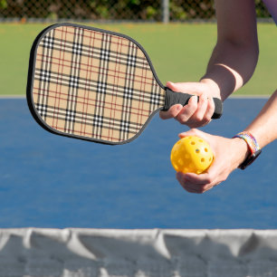 Classic Chic Scottish Tartan Pattern Pickleball Paddle