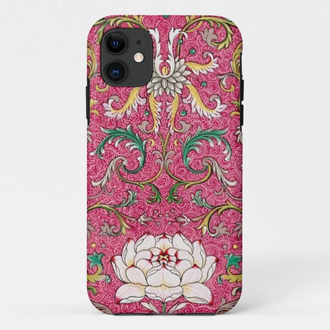 Classic Chinese Tea Time Floral Pattern in Pink Case-Mate iPhone Case (Back)