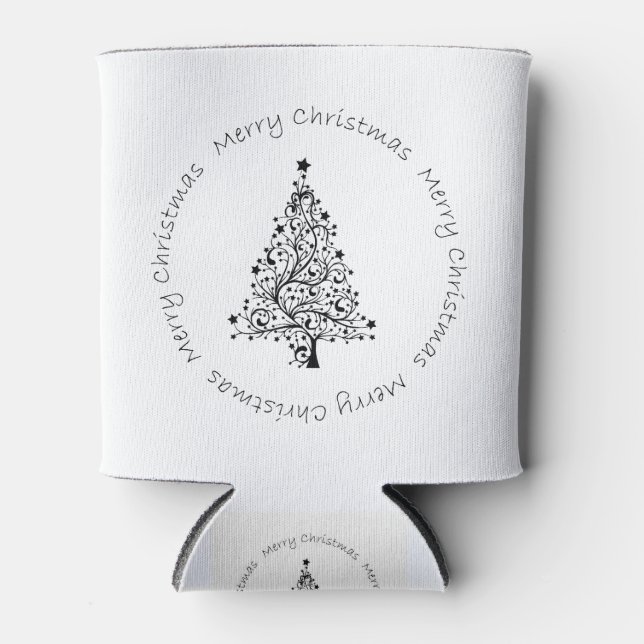 Classic Christmas Can Cooler (Front)