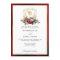 Classic Christmas Floral Crest Monogram Wedding