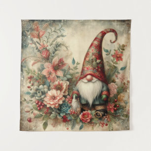 Classic Christmas Gnome Tapestry