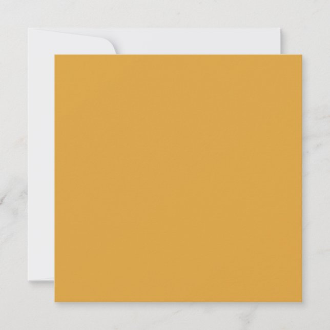 Classic Christmas Gold Fall Winter Solid Colour Card (Front)