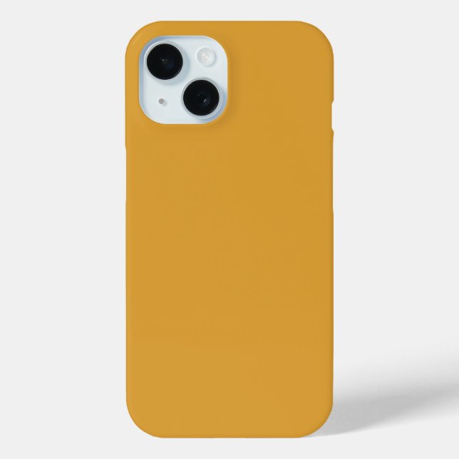 Classic Christmas Gold Fall Winter Solid Colour Case-Mate iPhone Case (Back)
