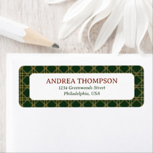 Classic Christmas Heritage Green Plaid