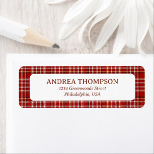 Classic Christmas Heritage Red Plaid