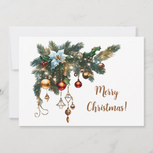 Classic Christmas Holiday Card