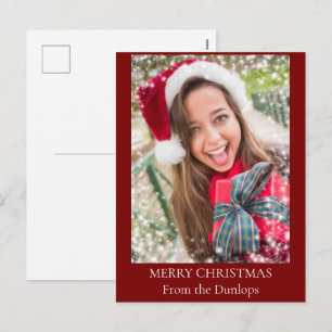 Classic Christmas Holiday Decor Photo 2025 Postcard