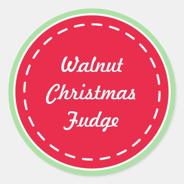 Classic Christmas Kitchen Stickers (Front)