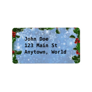 Classic Christmas Label