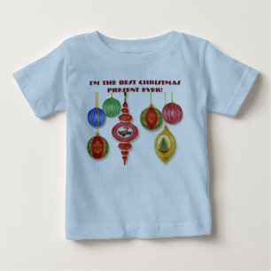Classic Christmas Ornament Baby Creeper