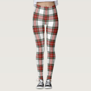 Classic Christmas Plaid Pattern Leggings