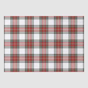 Classic Christmas Plaid Pattern Tissue Paper