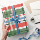 Classic Christmas Red Green and White plaid