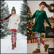 Classic Christmas Red Green Tartan Plaid
